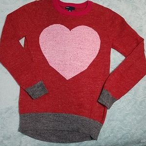 Gap kids red girl's sweater